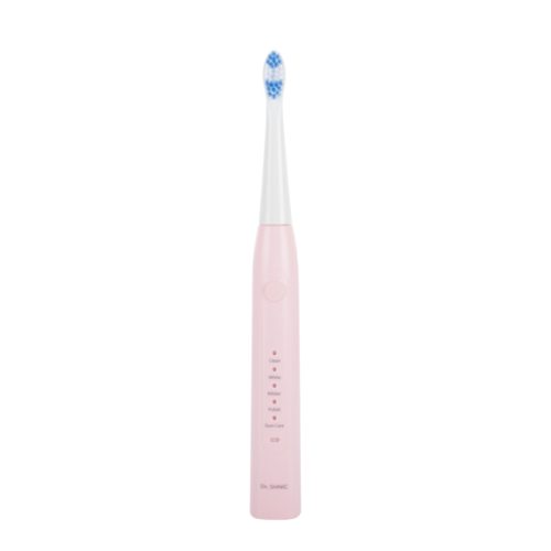 Dr. SONIC E2 szónikus fogkefe 2 fogkefefejjel, 5 üzemmód (pink)