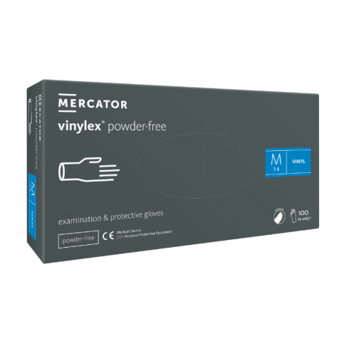 VINYLEX latexmentes, púdermentes vinyl vizsgálókesztyű (áttetsző)