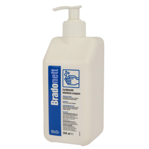 Bradonett egyfázisú kézfertőtlenítő 500ml pumpás