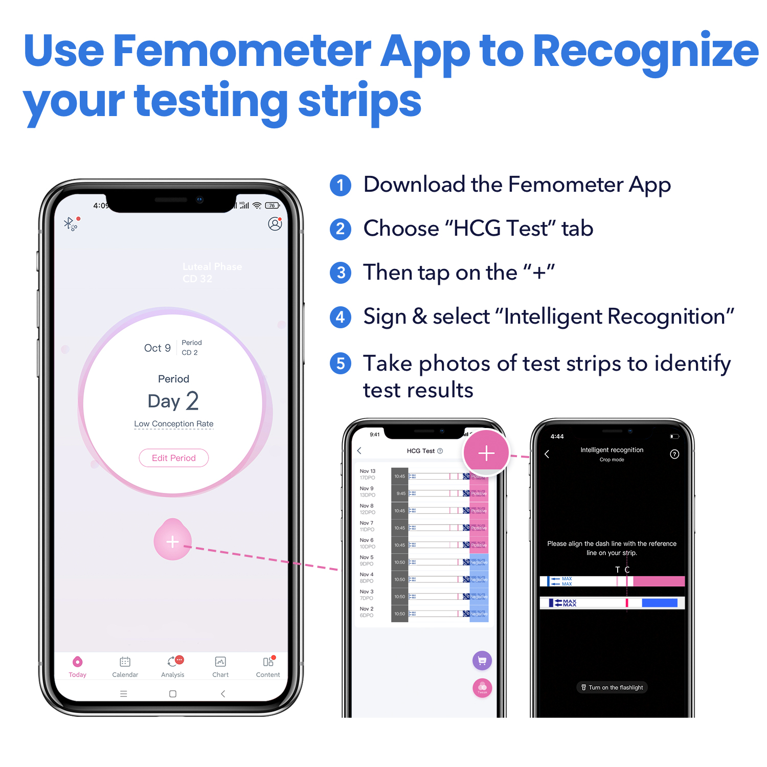 Femometer terhességi (hCG) tesztcsík csomag 10 db - Image 8