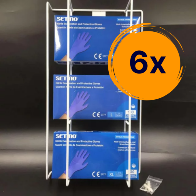 6 db falitartó SETINO kesztyűkhöz